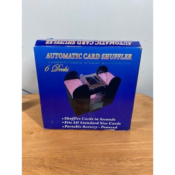 Casino Style 6-Decks Automatic Card Shuffler & 2 New Sealed Deck of Cards Tested - Picture 4 of 16